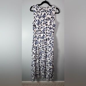 Elizabeth and James Blue and White Floral Midi/Maxi Dress